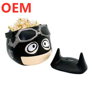 Fabryka Zindywidualizuj 3D plastikowy wiadro popcorn OEM Design Czarnoksiężnik 3D wiadro popcorn