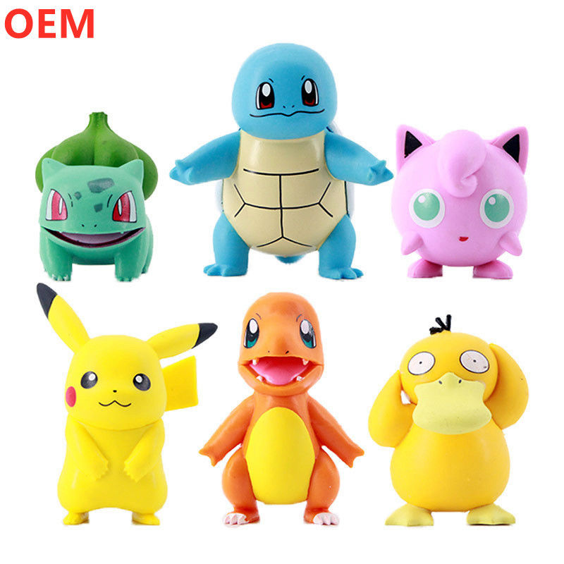 Kolekcja 3D PVC Model Figurine Cartoon Figure Toys OEM Custom Plastic Cartoon Figure Toys
