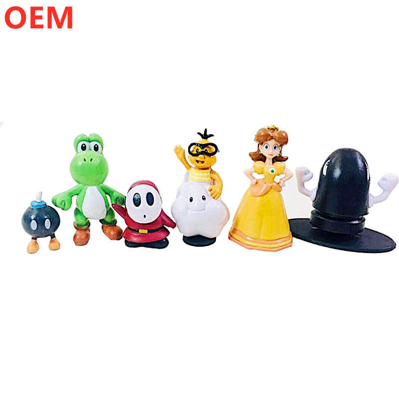 Kolekcja 3D PVC Model Figurine Cartoon Figure Toys OEM Custom Plastic Cartoon Figure Toys