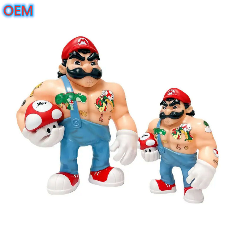Niestandardowe 3D plastikowe kreskówki zwierzęce figury anime zabawki OEM Design PVC plastikowe figury zabawki