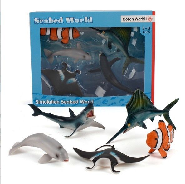 OEM fabryka niestandardowa symulacja Życie morskie Zwierzęta Model Kit Figury akcji miniatury edukacji