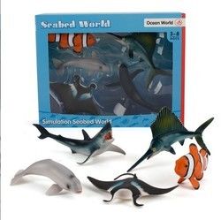 OEM fabryka niestandardowa symulacja Życie morskie Zwierzęta Model Kit Figury akcji miniatury edukacji
