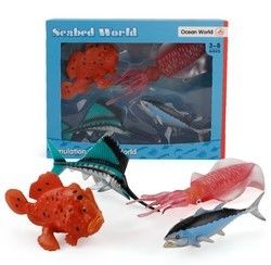 OEM fabryka niestandardowa symulacja Życie morskie Zwierzęta Model Kit Figury akcji miniatury edukacji