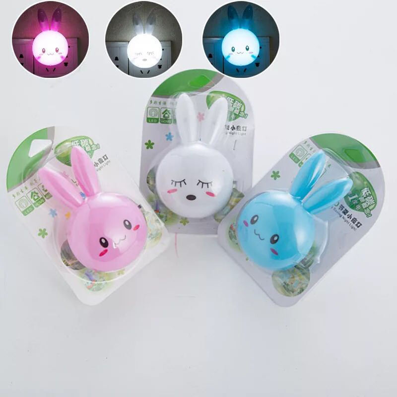 Producent zabawki niestandardowy LED Rabbit Night Lamp Przełącznik ON/OFF Światło ścienne