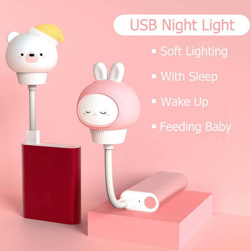 FAKTYKA zamówiona Lampa zabawkowa PVC Winyl LED Światło do zabawek Cute Cartoon USB Nocne światła
