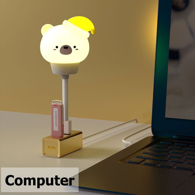 FAKTYKA zamówiona Lampa zabawkowa PVC Winyl LED Światło do zabawek Cute Cartoon USB Nocne światła