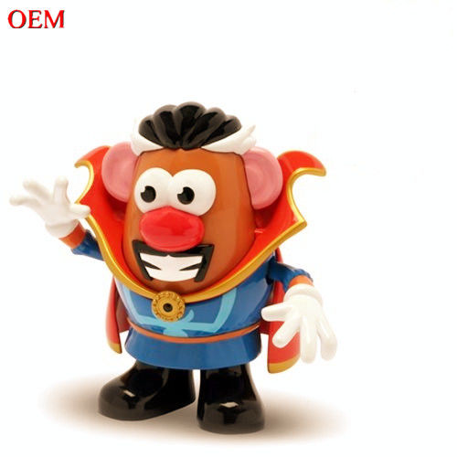 Produkcja zabawki projektowanie zabawki na zamówienie OEM PVC Movie Character Potato Head 3D Toy custom action figure