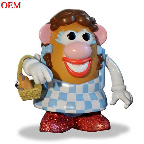 Produkcja zabawki projektowanie zabawki na zamówienie OEM PVC Movie Character Potato Head 3D Toy custom action figure