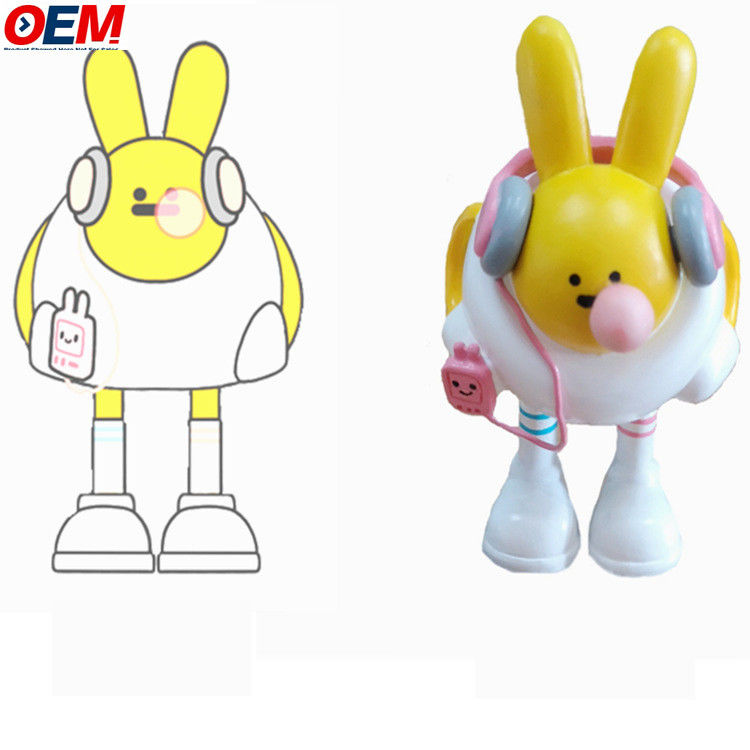 OEM Small Art Plastic Action Figure Joints Custom 3D Printing Vinyl Toy Maker Designer Vinyl Figur