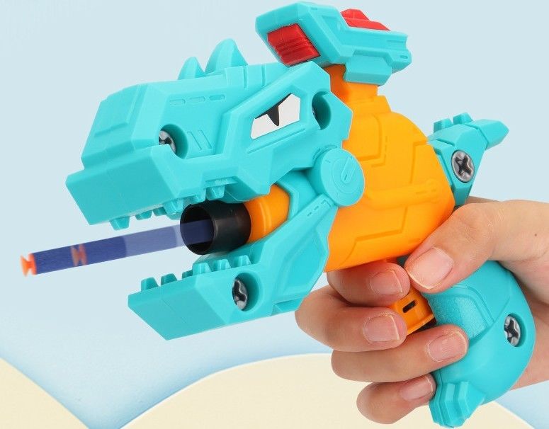 OEM dziecięca broń zabawka DIY Rozbiórka dziecka dinozaur miękkie pociski pistolety zabawkę EVA gąbka układanka zestawiony model broni