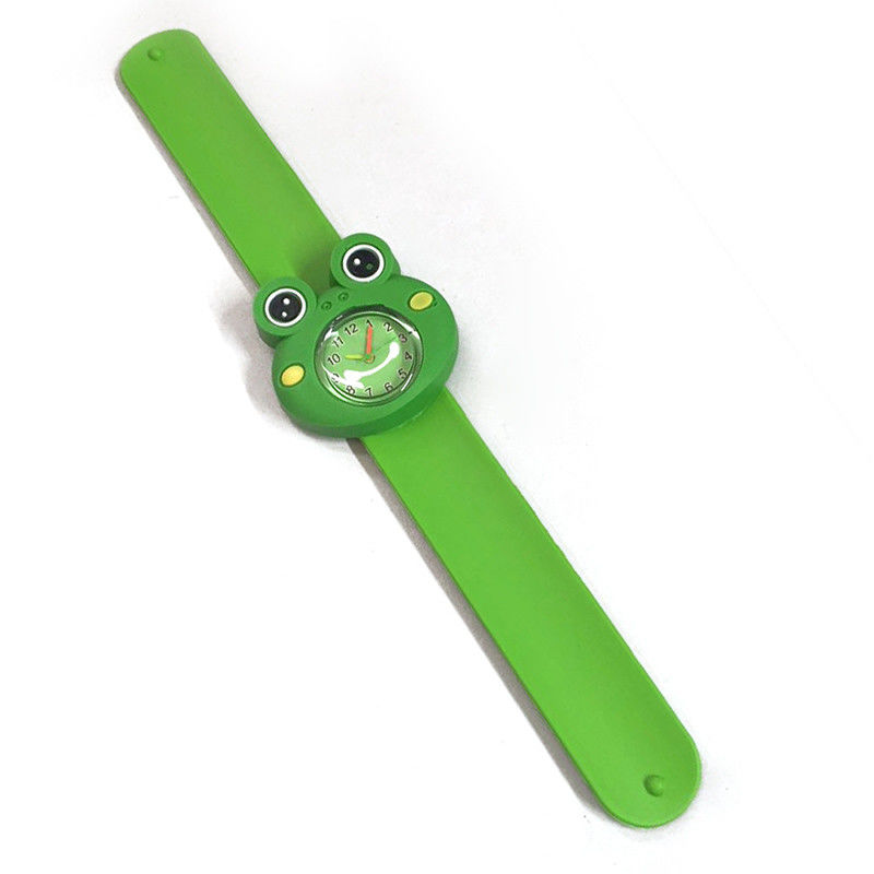 Digital Watch Cute Frog Slap 3D Cartoon Animal Chłopcy Dziewczyny Prezenty Kwartz Zegarki na rękę Zegarek