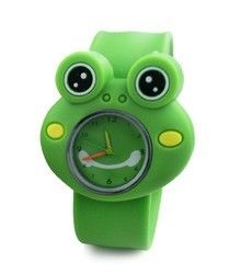 Digital Watch Cute Frog Slap 3D Cartoon Animal Chłopcy Dziewczyny Prezenty Kwartz Zegarki na rękę Zegarek