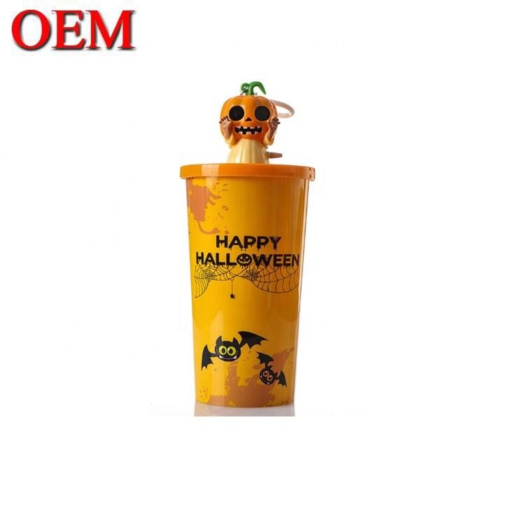 OEM 3D kolekcjonerski projektant zabawki Custom własny plastikowy kubek 3D Cartoon Drink Cup