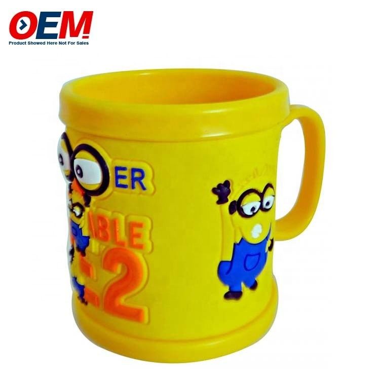 OEM Factory Custom Made Your Own design Plastic Cup 3D Mugs custom plastikowy kubek figurki zabawki