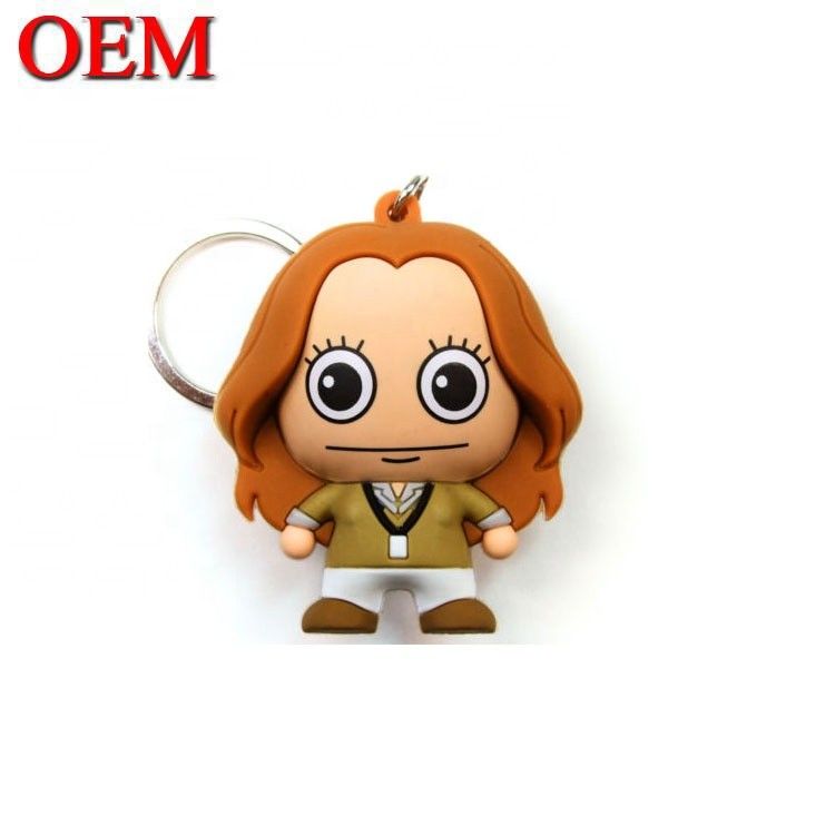 OEM Logo Soft PVC 3D Keychain Custom Animal Keychain Figure własny projekt Łańcuchy