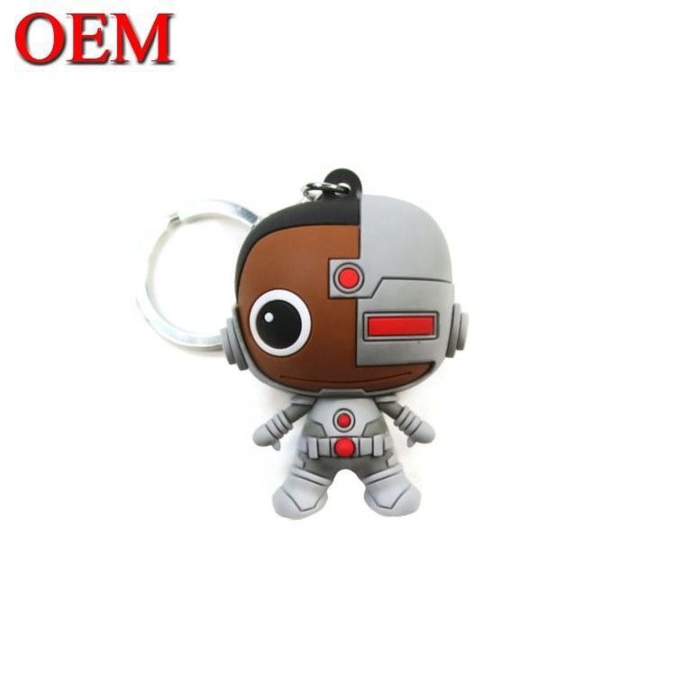 OEM Logo Soft PVC 3D Keychain Custom Animal Keychain Figure własny projekt Łańcuchy
