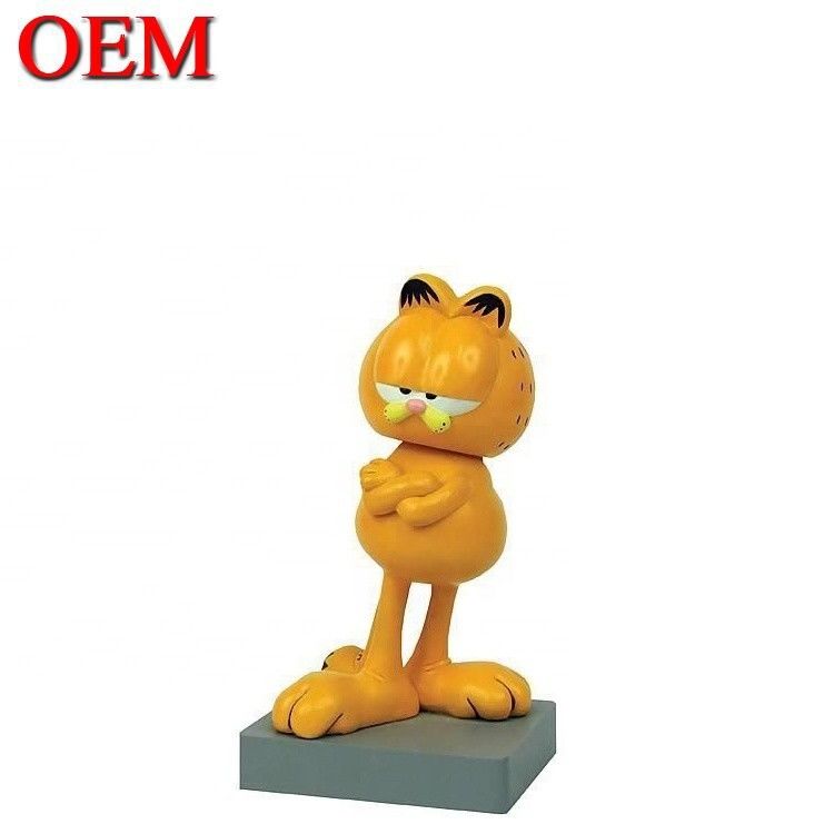 Producent OEM Plastic Lazy Cat Toy Figure Custom PVC 3D Anime Injection Art Vinyl Toys