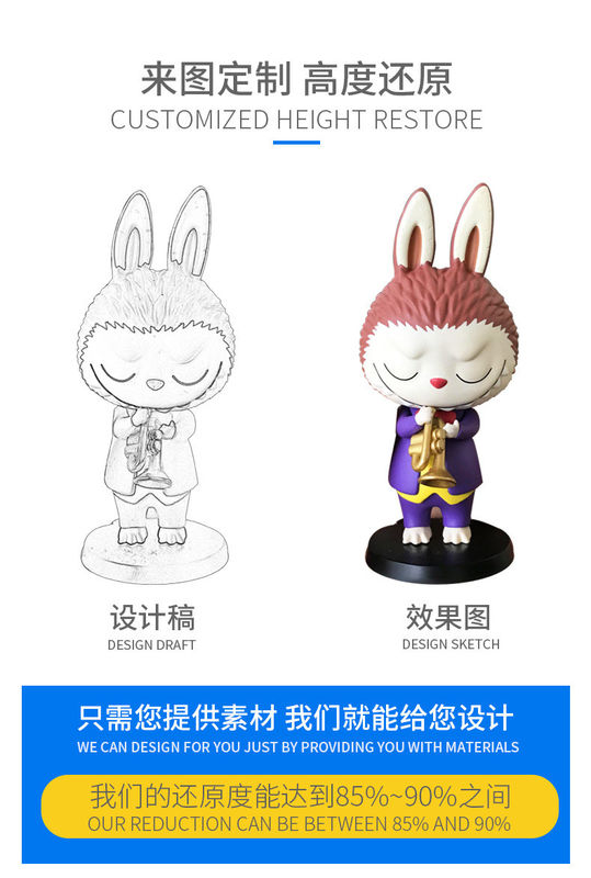Wykonawca na zamówienie Wyrób na zamówienie Anime Plastic Toy Figures 3D Mini Model Toys oem action figure