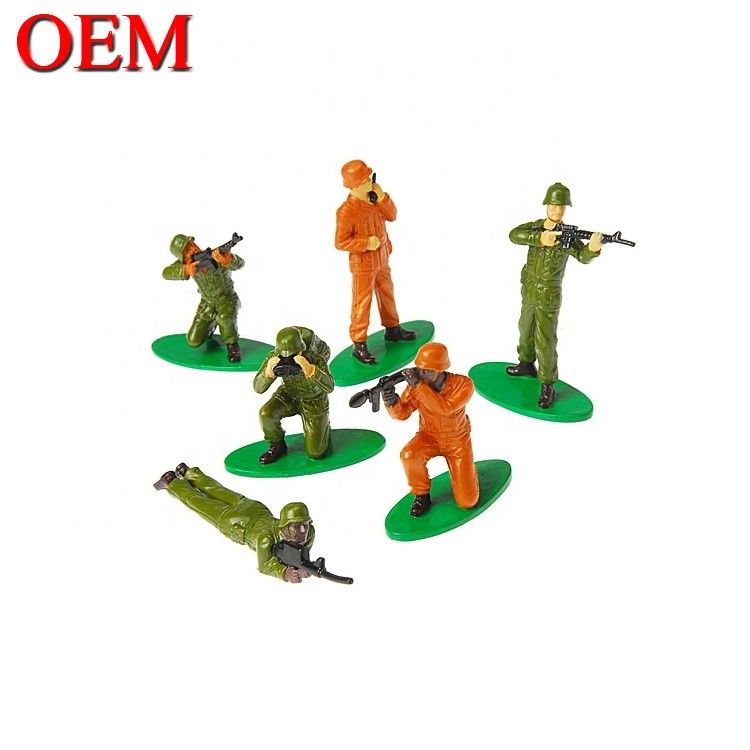Sprzedawcy niestandardowi Małe figurki z plastiku Miniaturowe żołnierze Armia wojskowa Zestaw figurki wojskowej