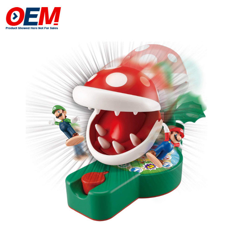 Gry Zęby Super Mario Piranha Plant Escape Made Gra akcji na stole dla dzieci 4+ z 2 kolekcjonerskimi figurkami akcji Super Mario