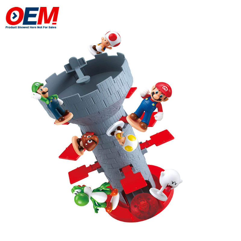 Gry Zęby Super Mario Piranha Plant Escape Made Gra akcji na stole dla dzieci 4+ z 2 kolekcjonerskimi figurkami akcji Super Mario