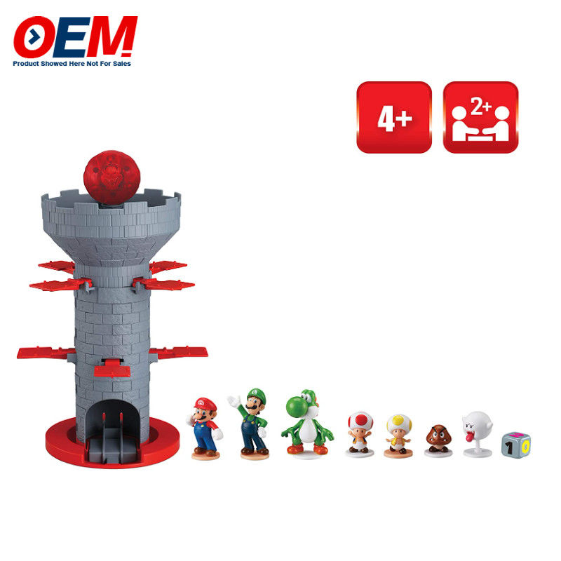 Gry Zęby Super Mario Piranha Plant Escape Made Gra akcji na stole dla dzieci 4+ z 2 kolekcjonerskimi figurkami akcji Super Mario