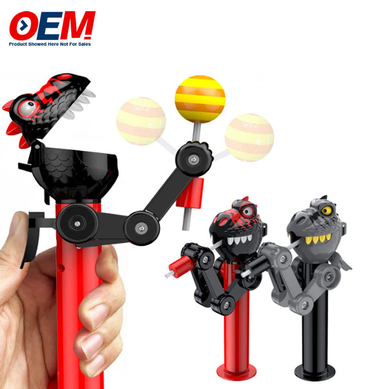 Pop-Up Lollipop Holder Case Made Plastic Candy Toy OEM Creative Lollipop Toy dla dziecka