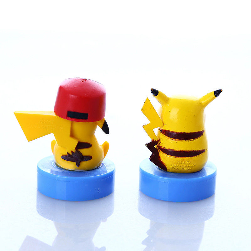 OEM Wykonana na zamówienie Mini Stamper Zabawka Pikachu Rysunek Stamper Samoprzylepna pieczątka Plastikowa Mini Stamper