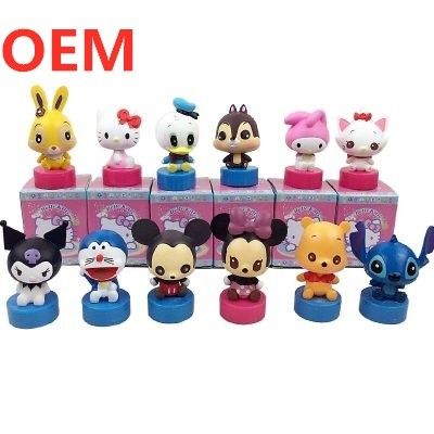 OEM Niestandardowy Mini Stamper Toy 3d Figure Stamper Stamp Plastic Children's Toy Eco-friendly Material 5000PCS