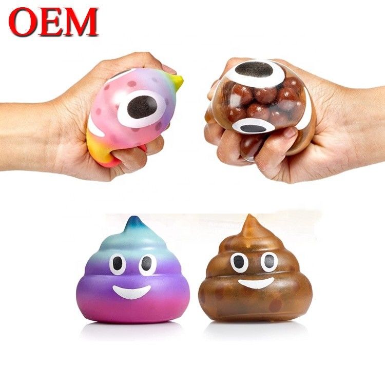 OEM Squishy Stres Piłki Zabawki OEM Zmieniający kolor Żelu Stres Piłki Wykonane TPR silikonowe Zabawki dla dzieci
