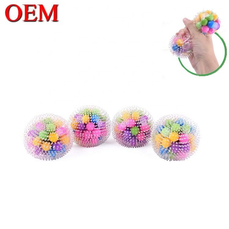 OEM Squishy Stres Piłki Zabawki OEM Zmieniający kolor Żelu Stres Piłki Wykonane TPR silikonowe Zabawki dla dzieci