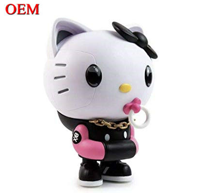 OEM na zamówienie PVC Cute Mini Plastic Cartoon Kitty Cat Toy For Child Producer
