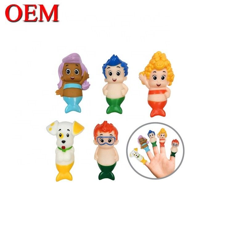 3D Plastic Figure Finger Puppet Toys OEM Hand Play Toy For Kid Niestandardowa Plastic Figure