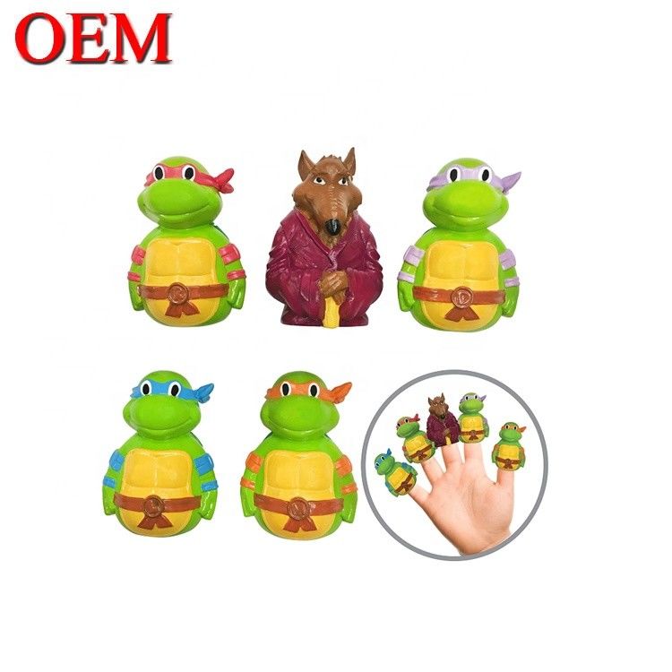 3D Plastic Figure Finger Puppet Toys OEM Hand Play Toy For Kid Niestandardowa Plastic Figure