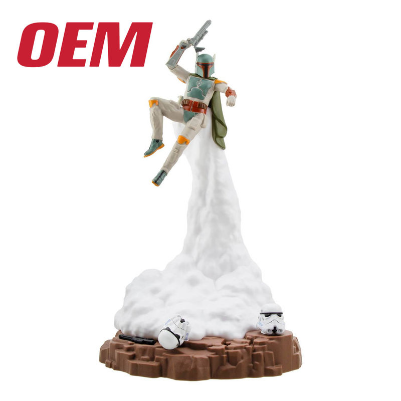 Zamówione oświetlenie LED zabawki Ome Film Character Toys Lamp Make Plastic Kids Toy Light With Music and Sound
