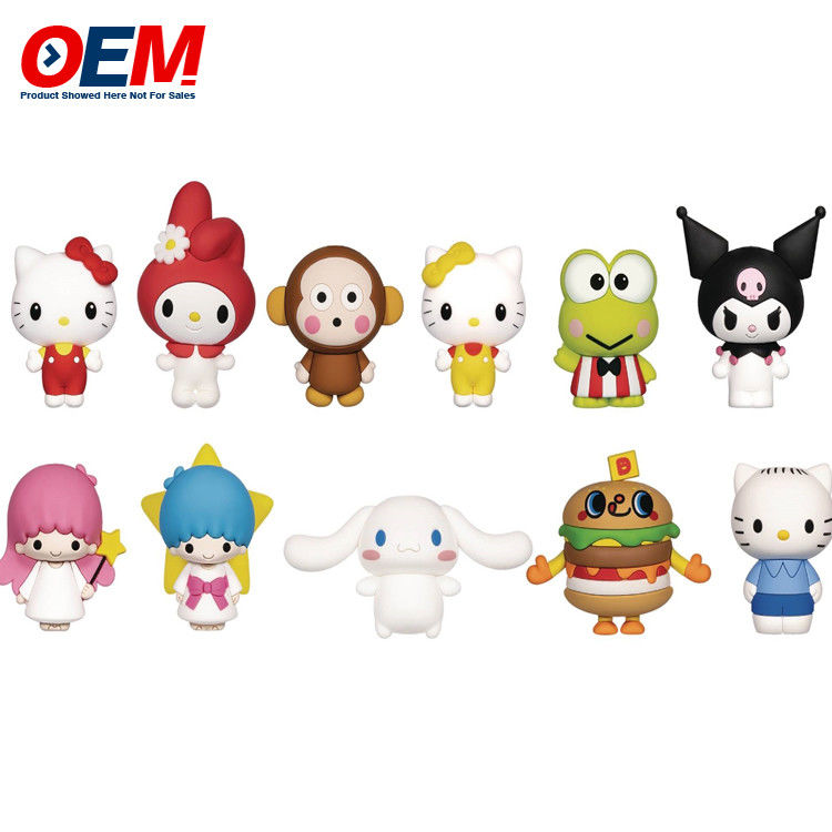 Custom PVC Cute Mini Figure OEM Plastic Cartoon Toy Wykonaj 5cm Wysokość Plastic Toy