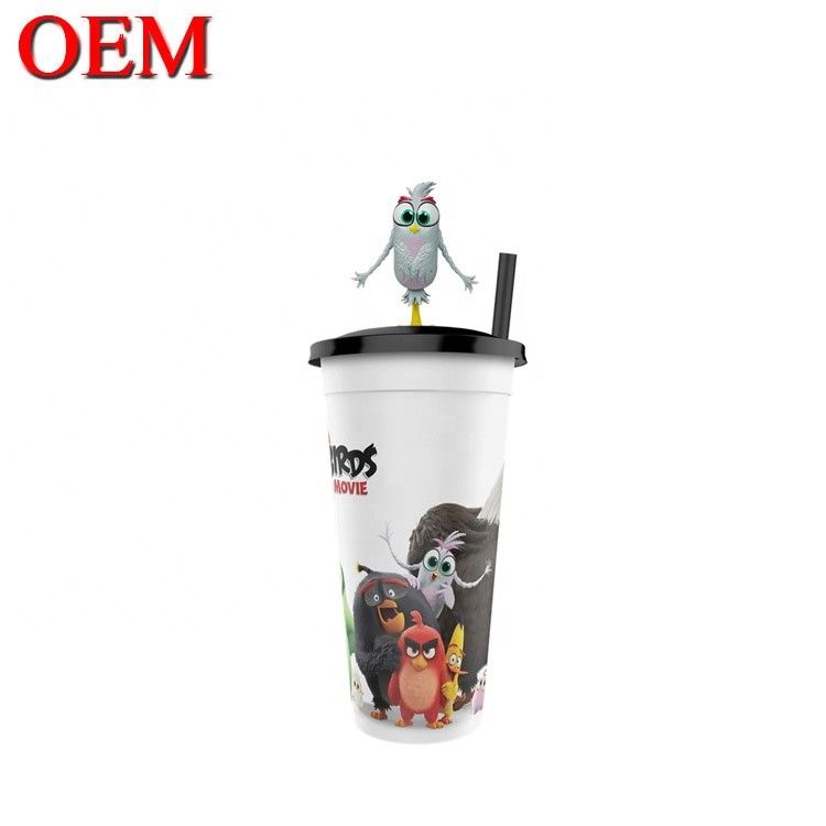 Zindywidualizowana figurka z tworzyw sztucznych OEM Cup Topper Figures Create Birthday Figure Cup Decoration