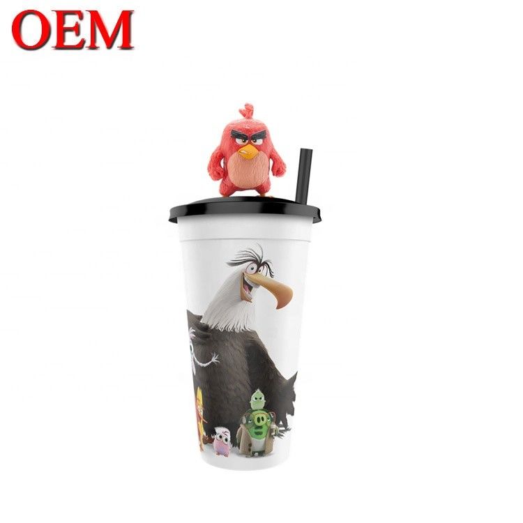 Zindywidualizuj swój własny projekt Małe PVC 3D figurki kubkowe OEM Plastic Topper figurki zabawki