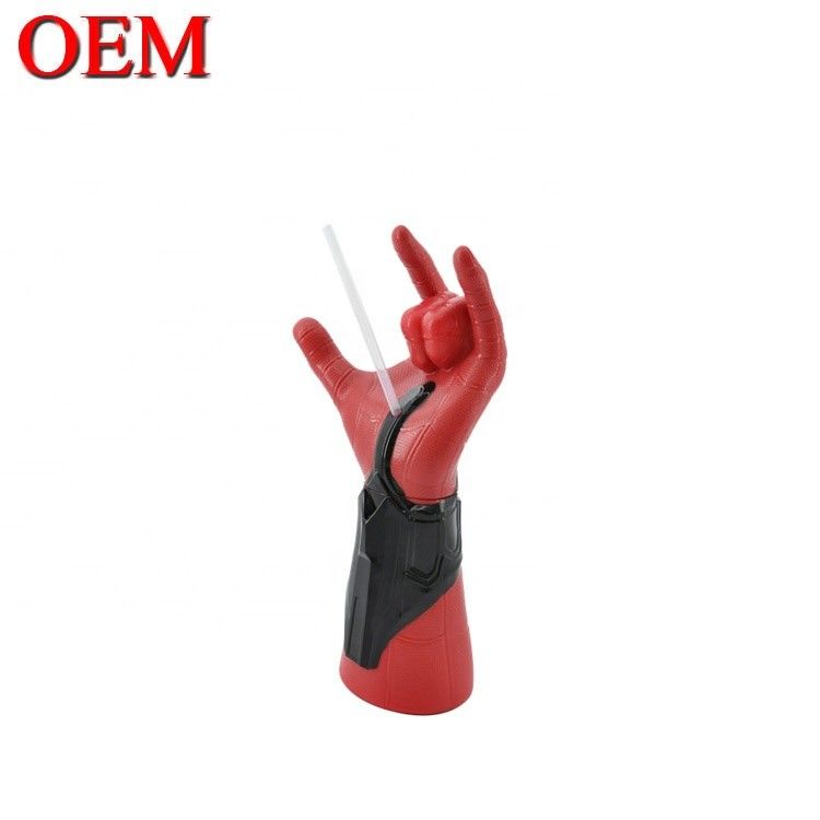 Specjalny Spider-Man 3D Model Butelka OEM Kształt Postaci Straw Cup Made ABS 50oz Cup Factory