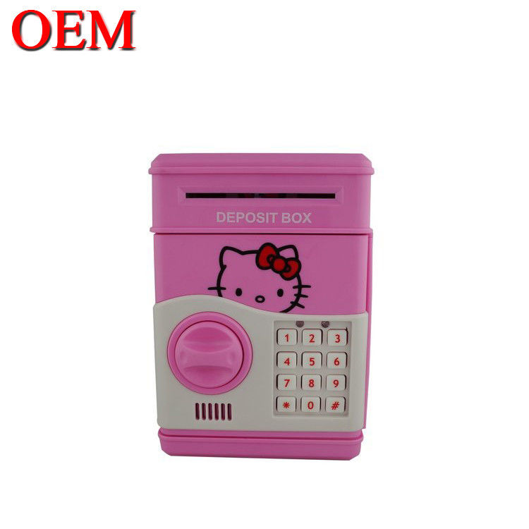 OEM na zamówienie Elektroniczny bank, sejf pieniężny, dzieci, monety cyfrowe, depozyt gotówkowy, bankomat