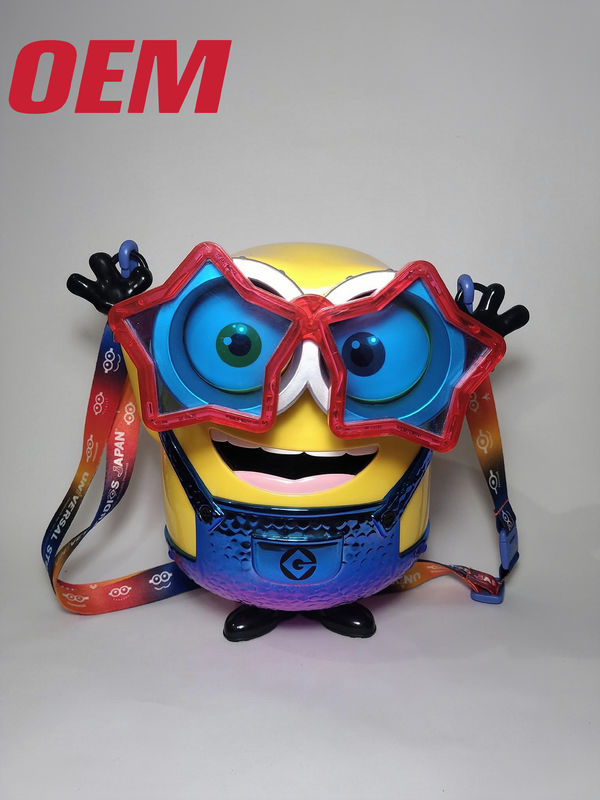 Popcorn Bucket OEM Figure Popcorn Plastic Bucket z wargą