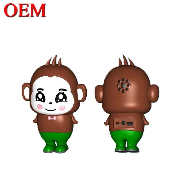Specjalny Mini Figure Toy Portable Bluetooth Speaker OEM Cute Cartoon Music Player Dostawca