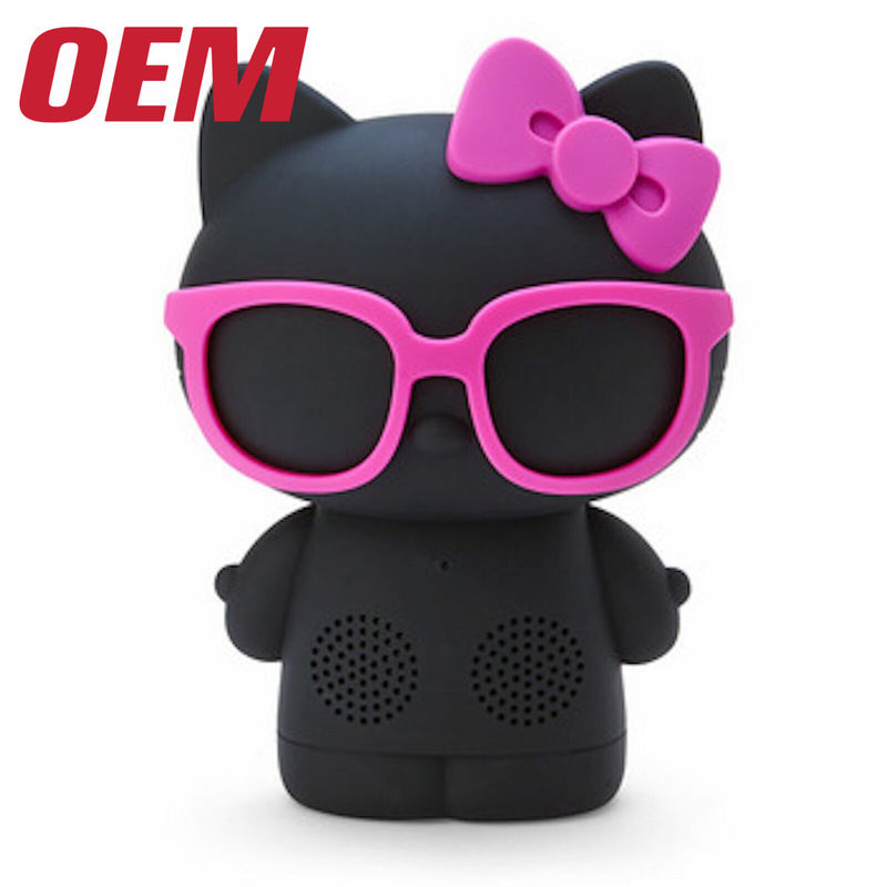 Zastosowany Kitty Mini Bluetooth Speaker Wykonany 5cals Wireless Character Speaker OEM Przeładowany Cute Cartoon Toy Maker