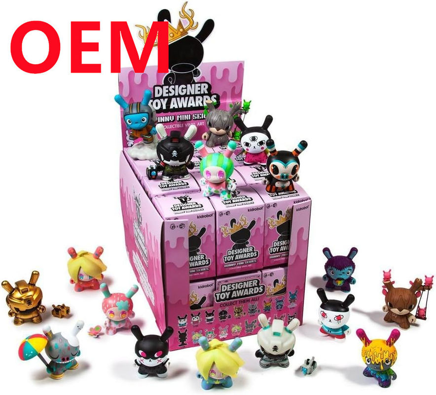 Zastosowany 5cm Wysokość Plastic Figure Toy Made 7 projektów lalki PVC OEM Cute zwierzęta dla dziecka