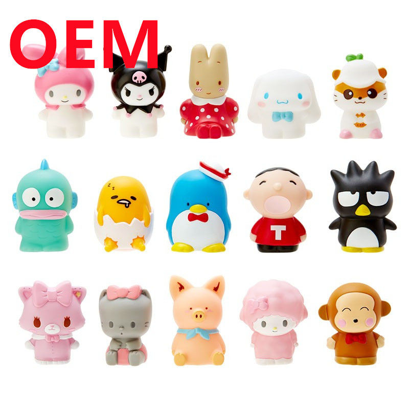 Zastosowany 5cm Wysokość Plastic Figure Toy Made 7 projektów lalki PVC OEM Cute zwierzęta dla dziecka