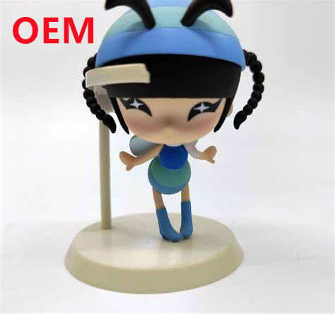 Niestandardowe czerwone kolory 3D Pvc zabawki OEM miękkie plastikowe kolekcje postaci anime tworzące TPR 10 cm wysoka urocza postać dziewczyny