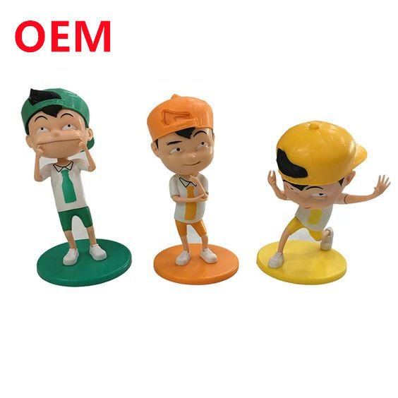 Niestandardowe czerwone kolory 3D Pvc zabawki OEM miękkie plastikowe kolekcje postaci anime tworzące TPR 10 cm wysoka urocza postać dziewczyny