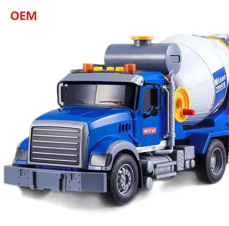 Specjalistyczne Mixer Truck Kolor Plastic Pull Back Car Toys For Kids Tylko OEM