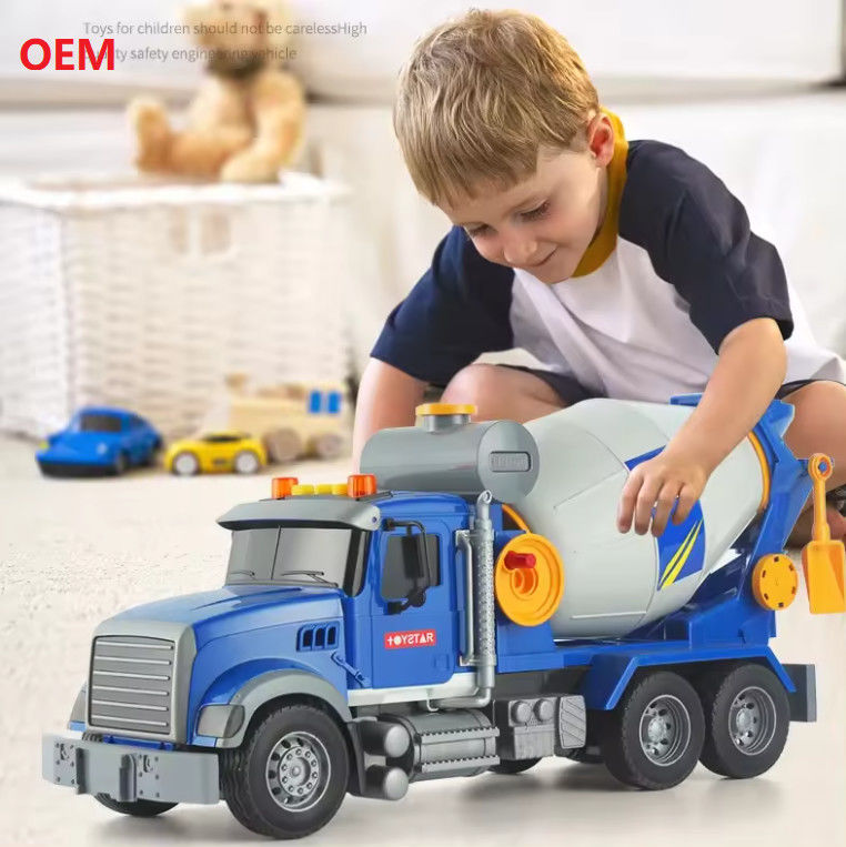 Specjalistyczne Mixer Truck Kolor Plastic Pull Back Car Toys For Kids Tylko OEM