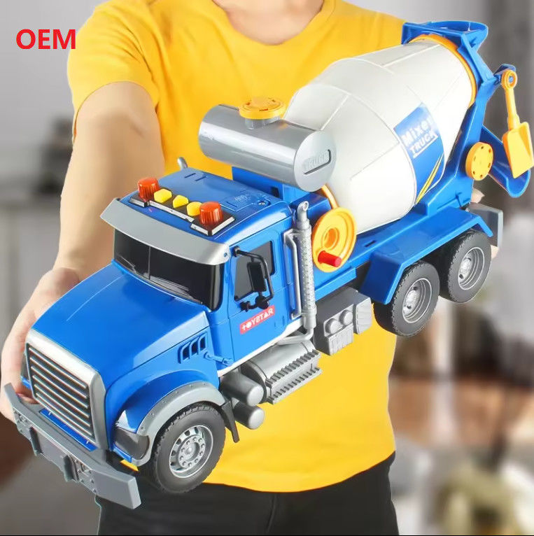 Specjalistyczne Mixer Truck Kolor Plastic Pull Back Car Toys For Kids Tylko OEM